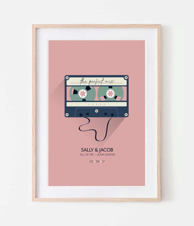 'Mix Tape' Personalised Print