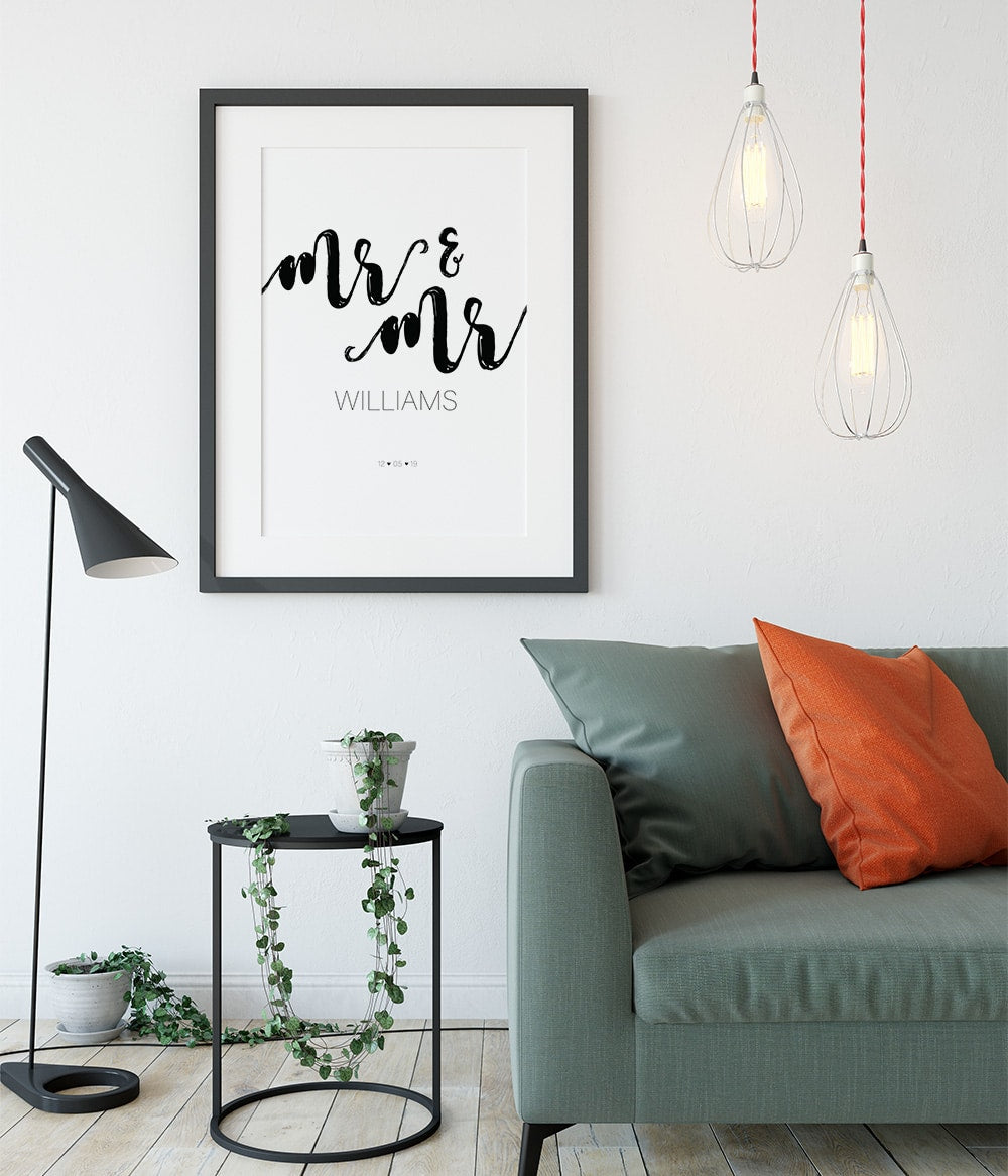 'Mr & Mr' Print