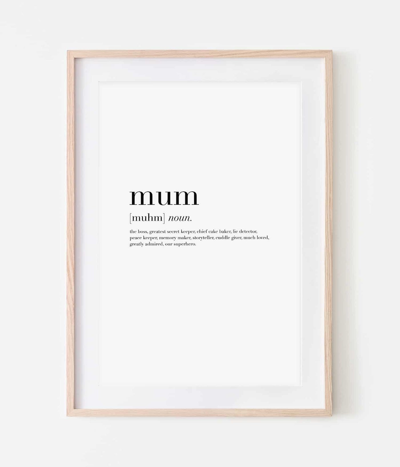 'Mother' Personalised Print