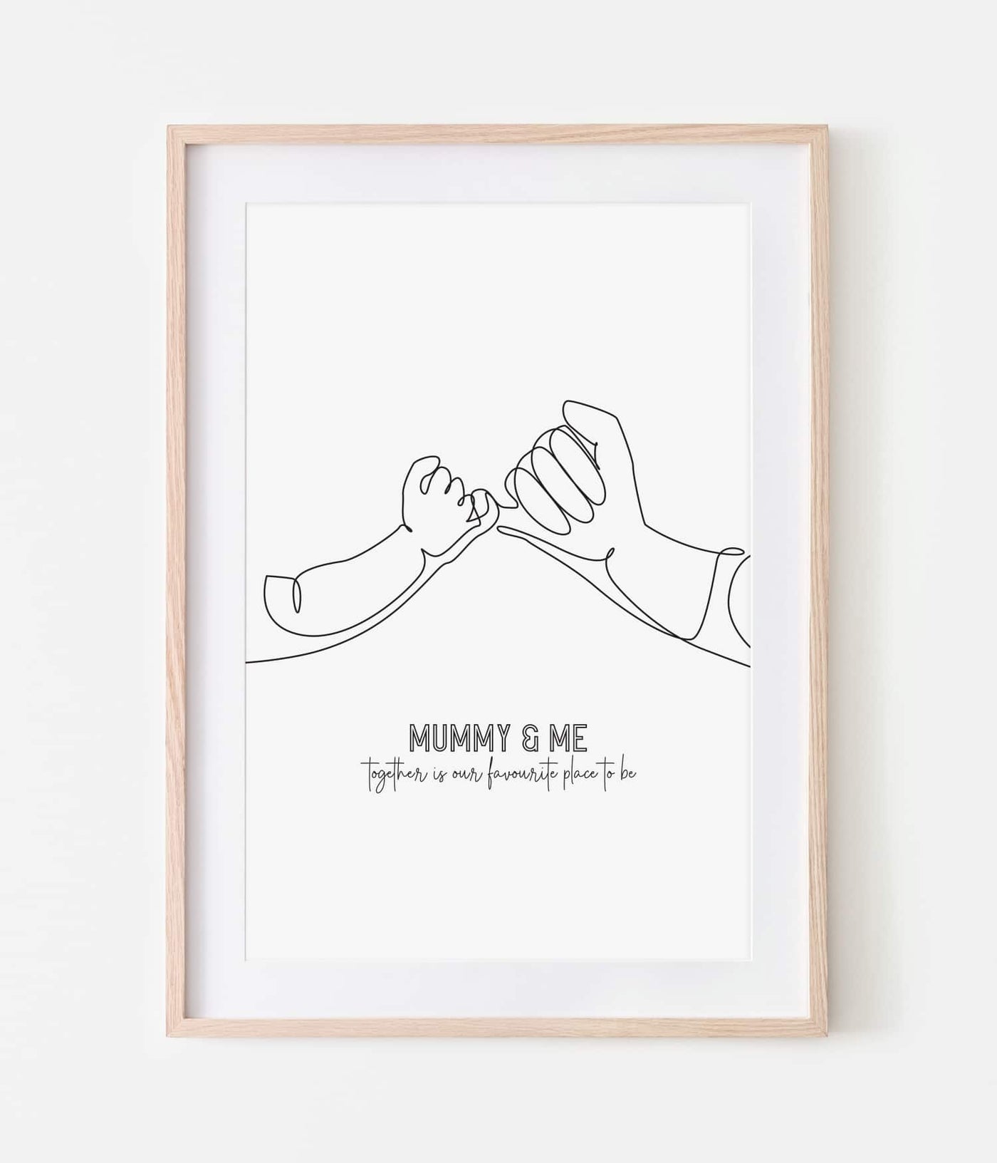 'Mummy & Me' Print