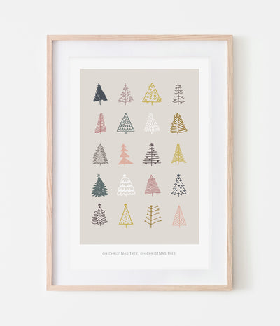 'Oh Christmas Tree' Christmas Print