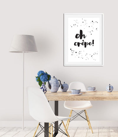 'Oh Crepe' Print