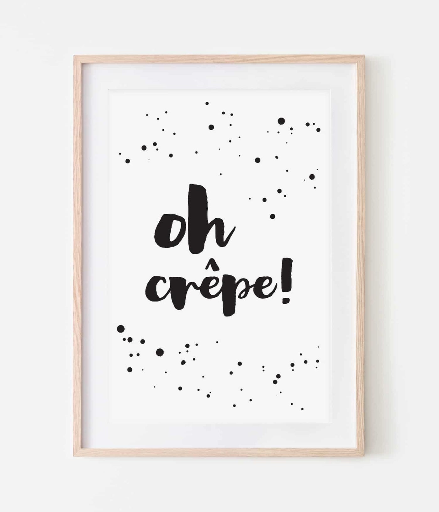 'Oh Crepe' Print