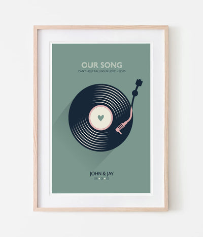 'Our Song' Personalised Print