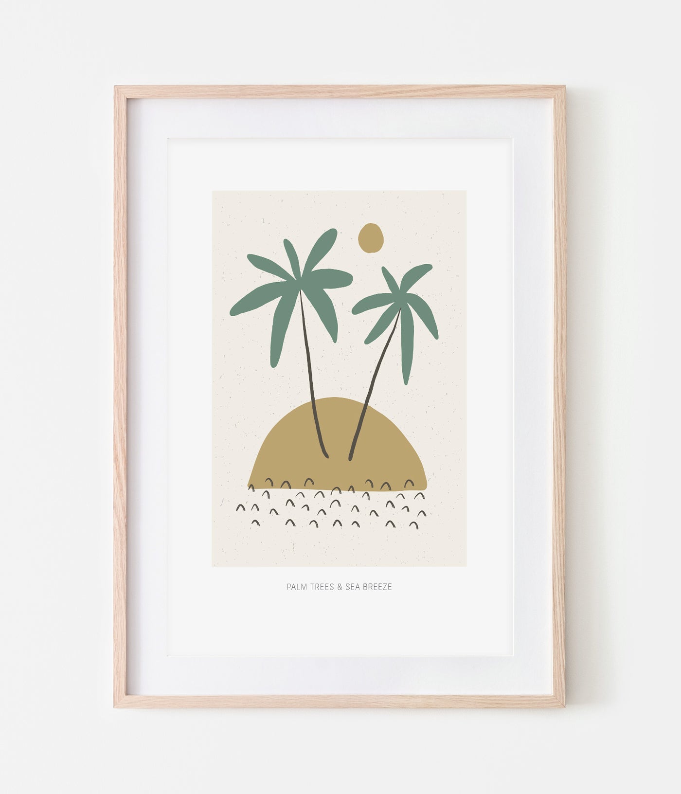 'Palm Trees & Sea Breeze' Print