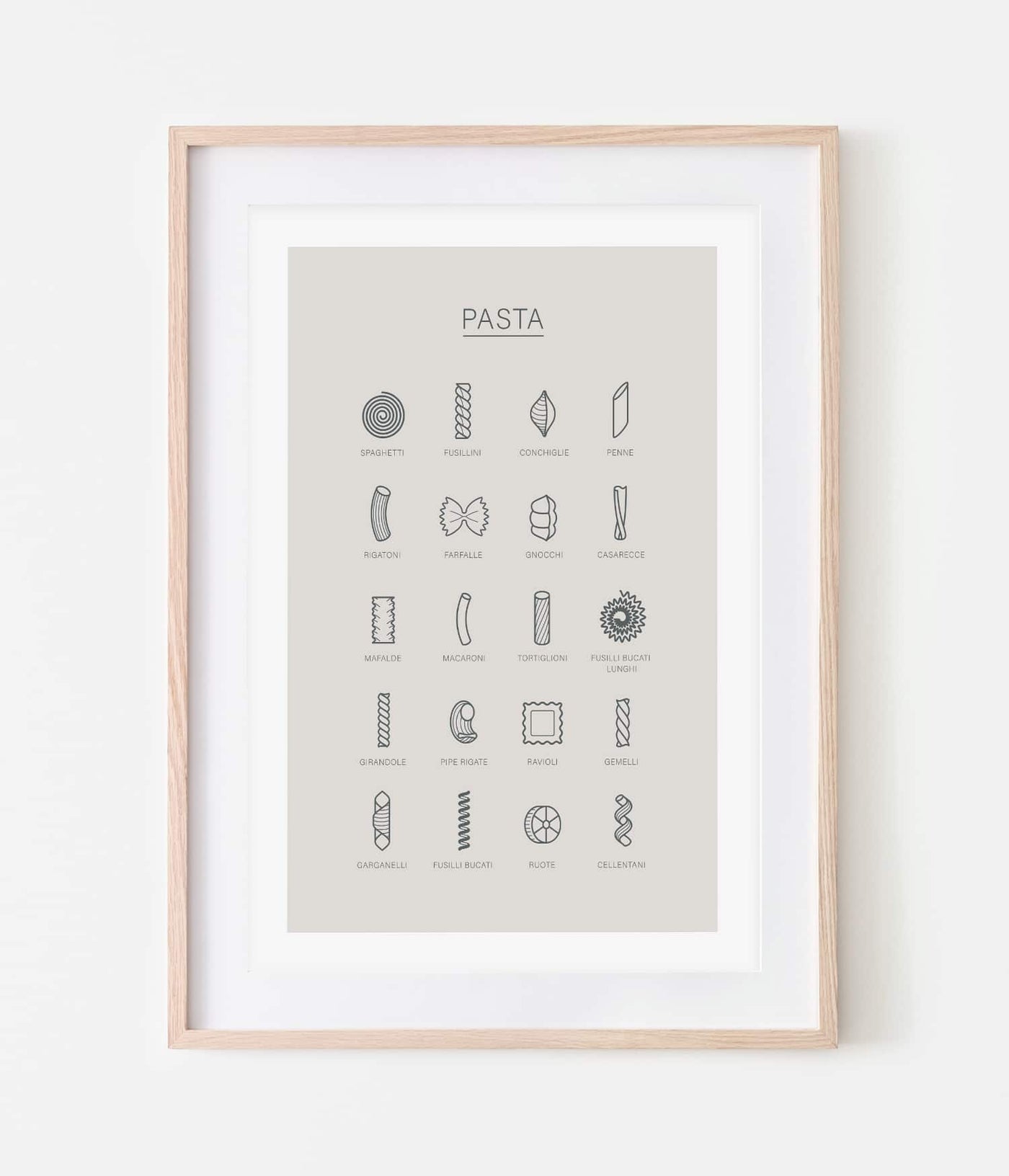 'Pasta' Print