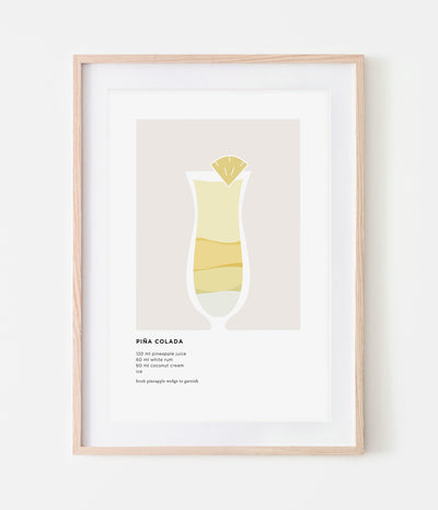 Cocktail Wall Art Bundle 3x Prints