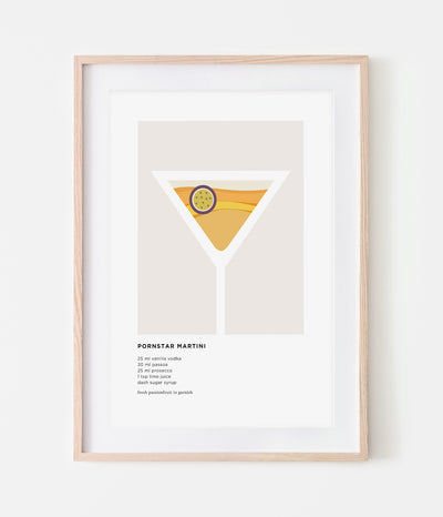 Cocktail Wall Art Bundle 3x Prints