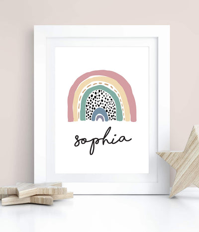 'Rainbow' Personalised Print