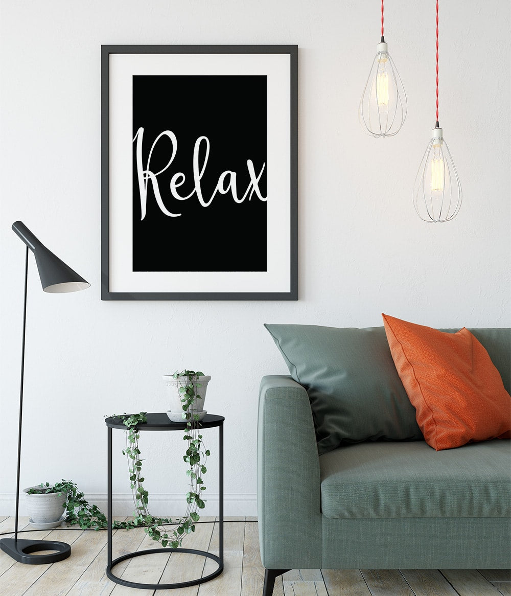 'Relax' Print