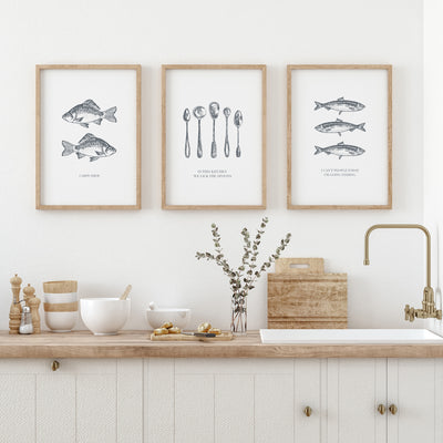 'I Can't People Today I'm Going Fishing' Print