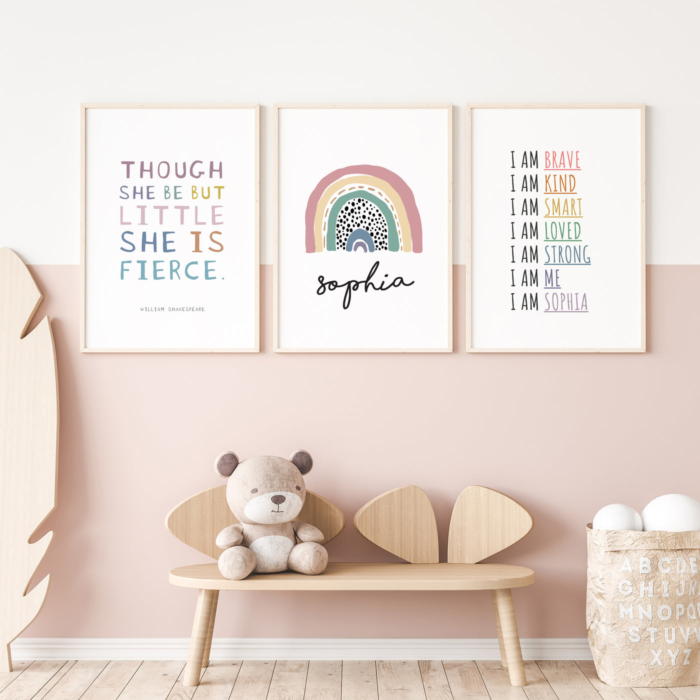 'Rainbow' Personalised Print