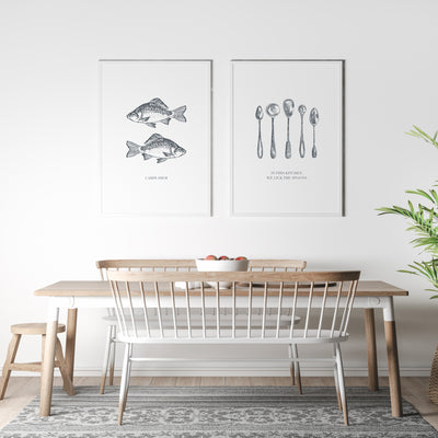 'I Can't People Today I'm Going Fishing' Print