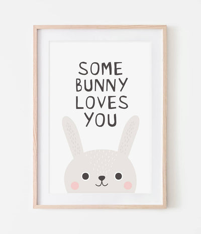 'Some Bunny Loves You' Print