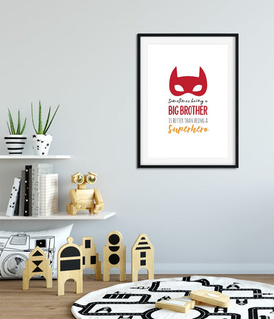 'Sometimes Being a Big Brother' Print