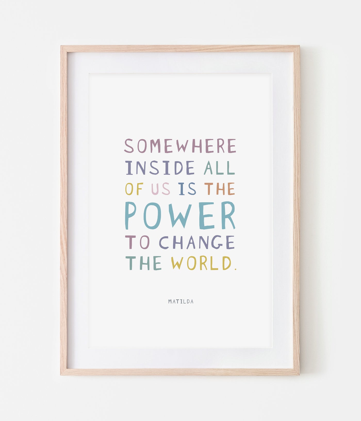'Somewhere Inside All Of Us' Print