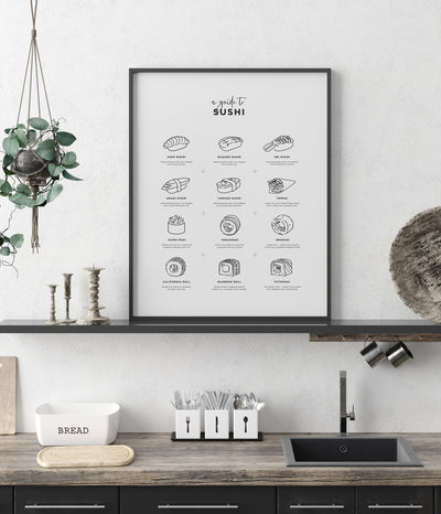 'Sushi' Print