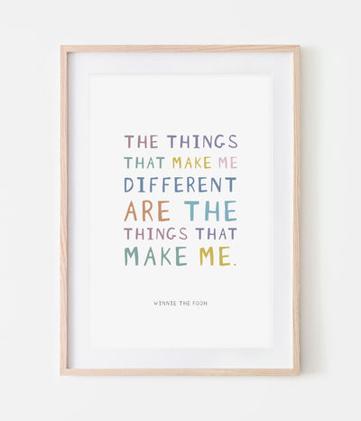 'The Things That Make Me' Print