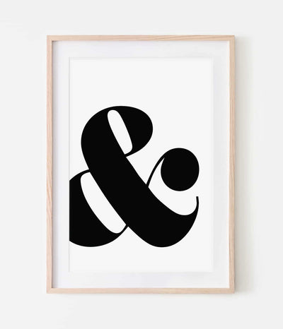 'Ampersand' Print