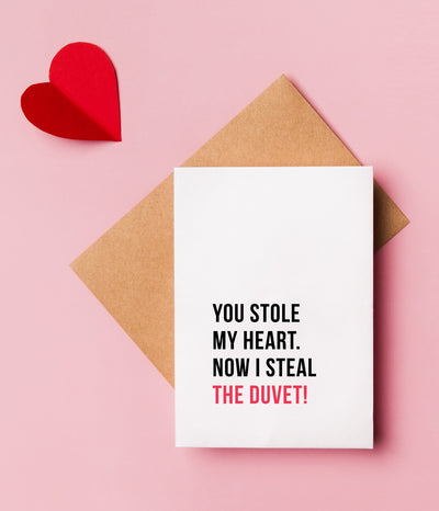 'You Stole My Heart' Valentine's Card