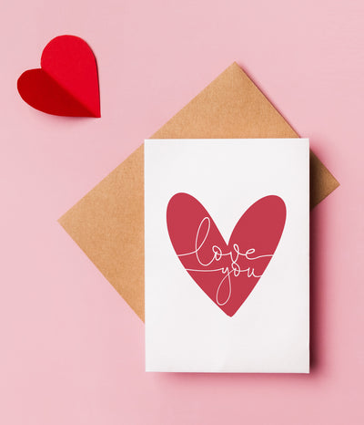 'Love You' Valentine's Card