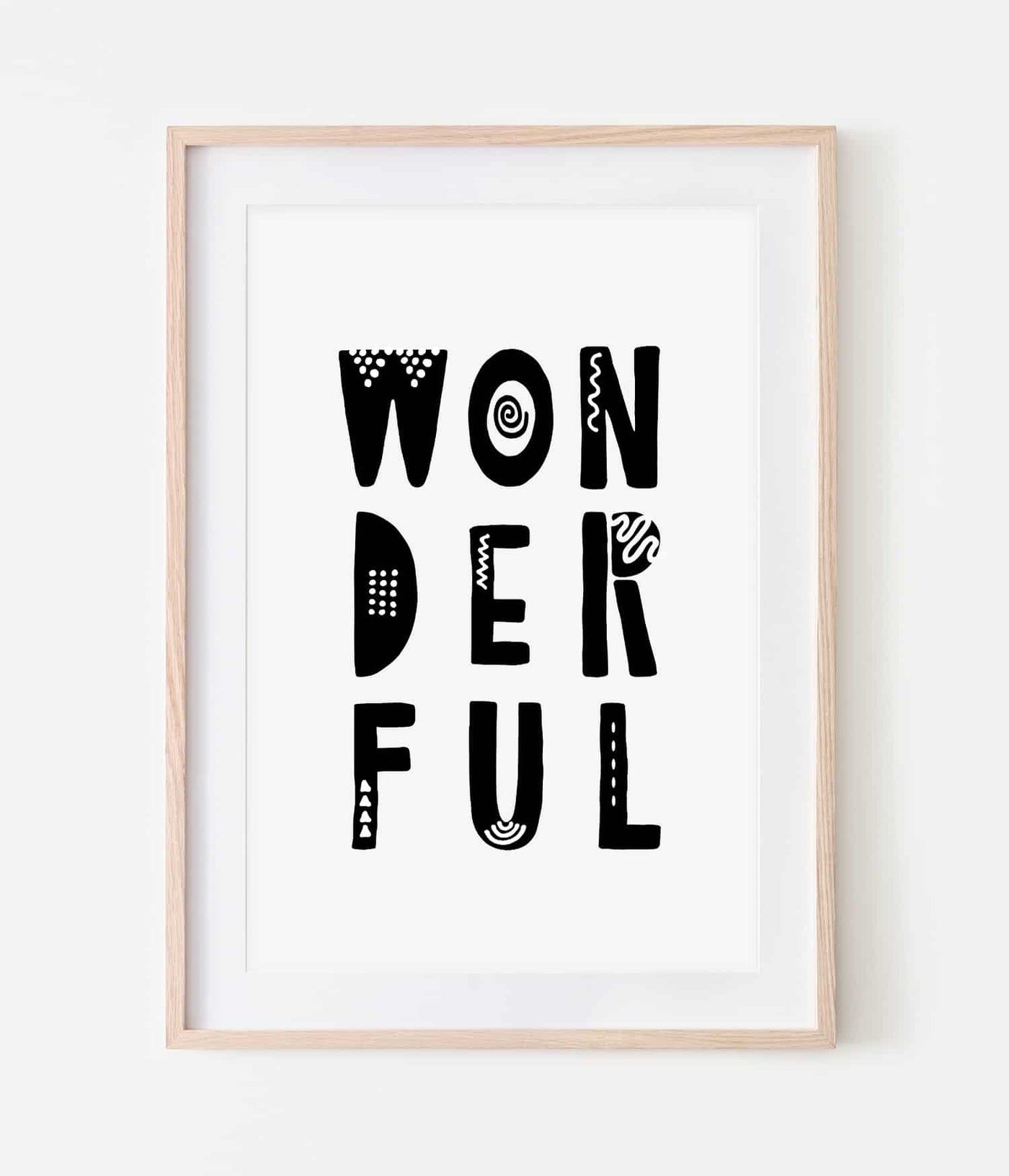 'Wonderful' Print