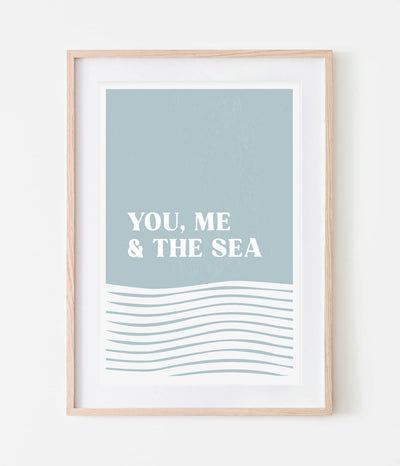 'You, Me & The Sea' Print